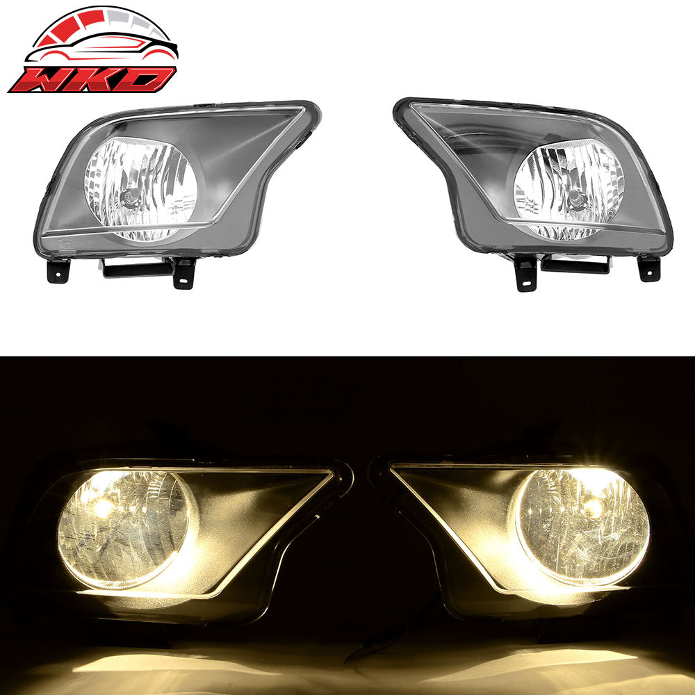 Fits 07-09 Ford Mustang Shelby GT500 OE Style Halogen Bulb Headlights Lamp Pair