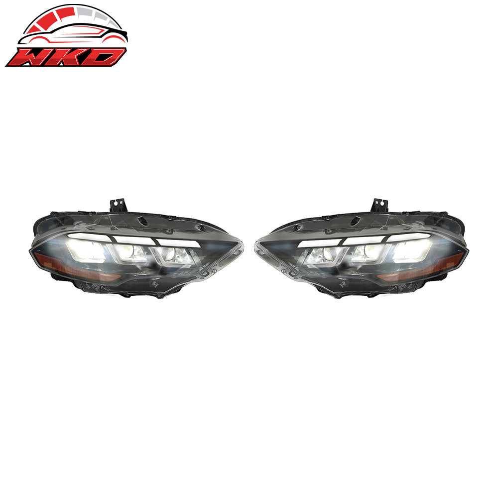 Fits 18-23 Ford Mustang EcoBoost V6 GT 2024 Style LED Headlights Lamp Pair