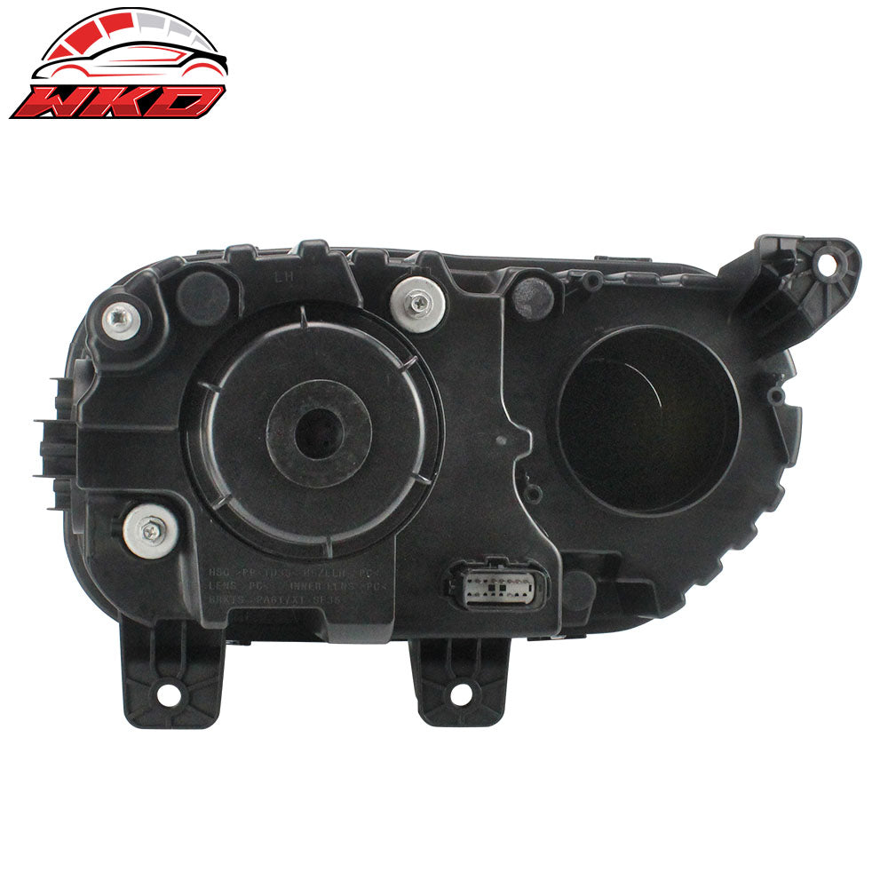 Fits 15-23 Dodge Challenger Sequential LED Halo DRL Projector Headlights Pair