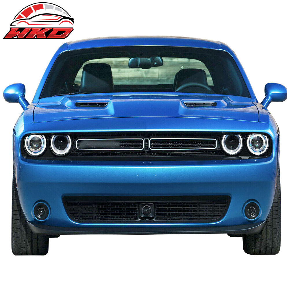 Fits 15-23 Dodge Challenger Sequential LED Halo DRL Projector Headlights Pair