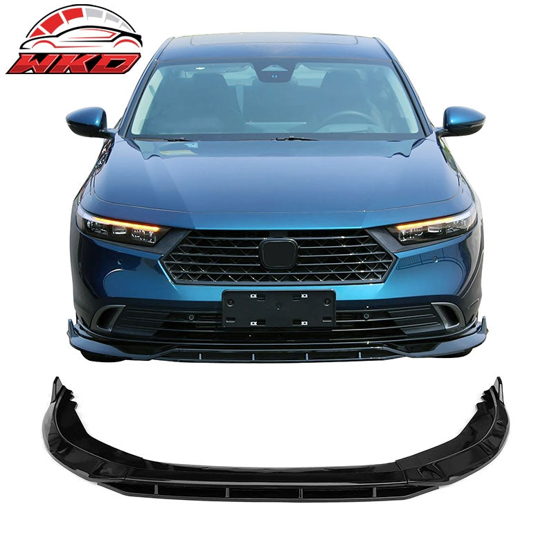 Wholesale 23-26 Honda Accord 11th Front Bumper Lip V1 4PC Chin Spoiler Gloss Black PP
