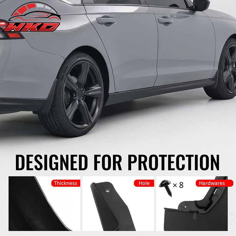Fits 23-26 Honda Accord 11th Gen Fender Mud Flaps Wheel Arch Splash Guards PP