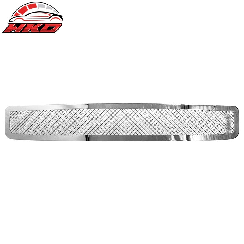 Wholesale 08-10 Honda Accord 4-Door V6 Chrome Mesh Front Lower Grille Stainless Steel