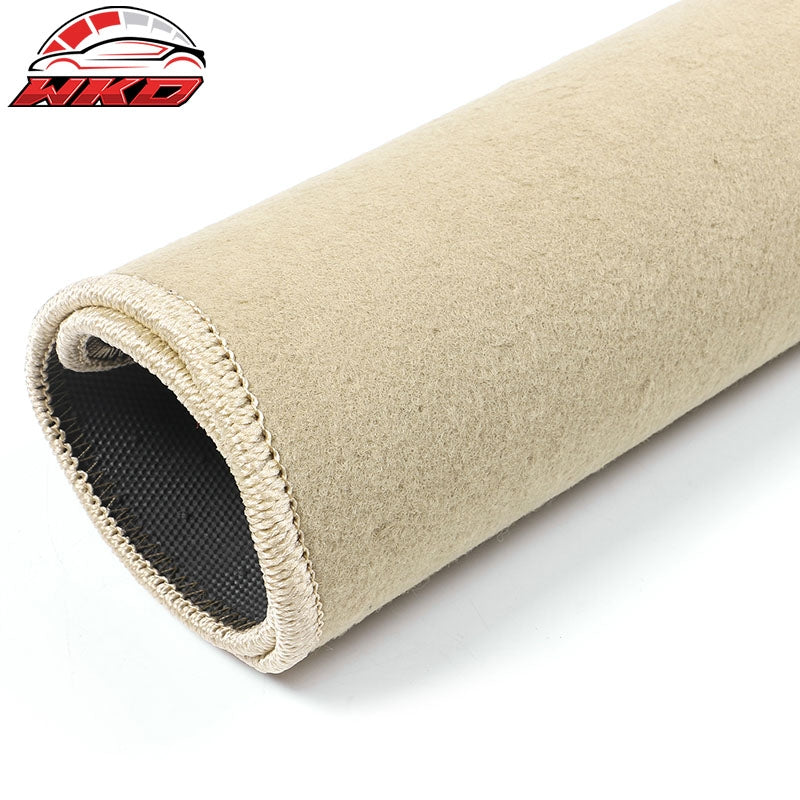 Fits 13-17 Honda Accord 4DR Floor Mats Liner Front Rear Nylon Beige Carpets 4PCS