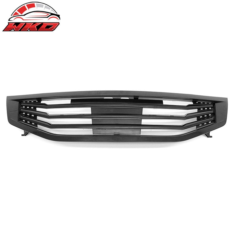 Fits 11-12 Honda Accord 4DR Front Bumper Hood Grille Mugen Style Upper Grill Kit