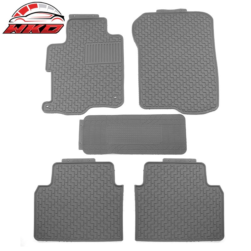 Wholesale 08-12 Honda Accord 4DR Latex Floor Mats Gray All Weather Car Carpet Liner