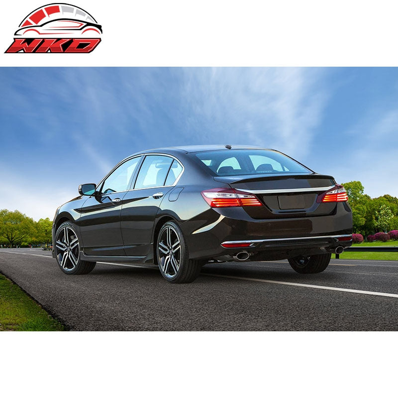 Fits 13-17 Honda Accord 9th Sedan OE Style Rear Trunk Spoiler Wing Unpainted ABS