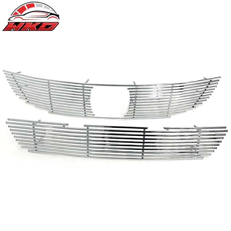 Wholesale 2011-2012 Honda Accord Coupe Billet Style Front Upper + Lower Grille Insert