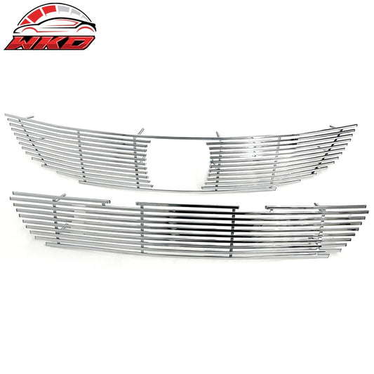 Wholesale 2011-2012 Honda Accord Coupe Billet Style Front Upper + Lower Grille Insert