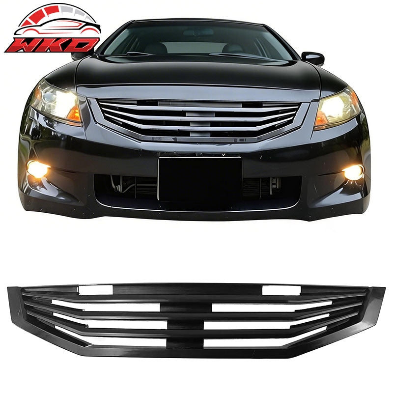 Wholesale 08-10 Honda Accord Coupe Mugen Style Front Upper Grille Matte Black ABS