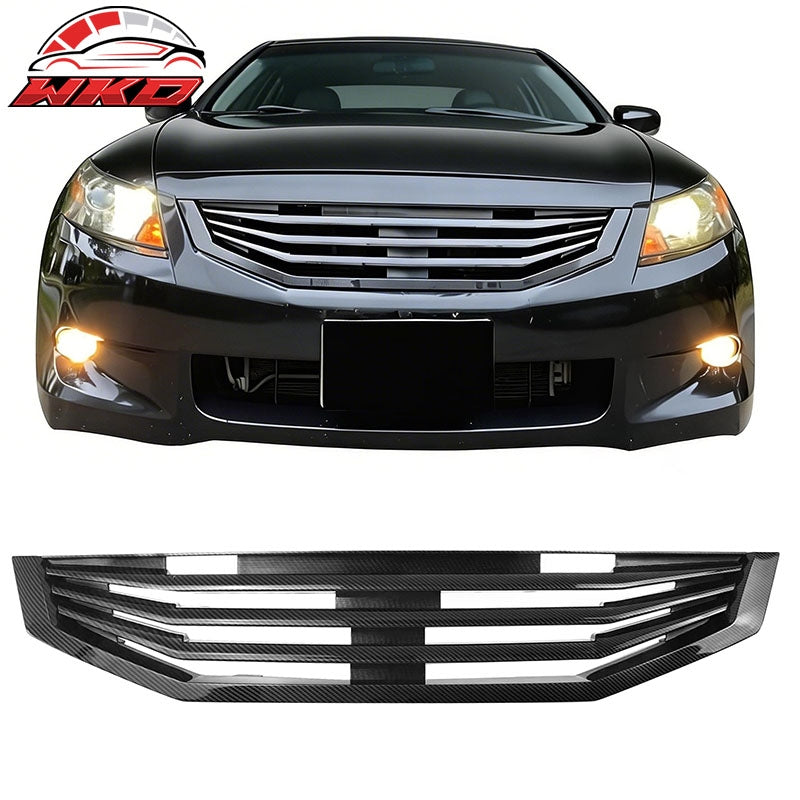 Wholesale 08-10 Honda Accord Coupe Mugen Style Upper Grille Carbon Fiber Print ABS