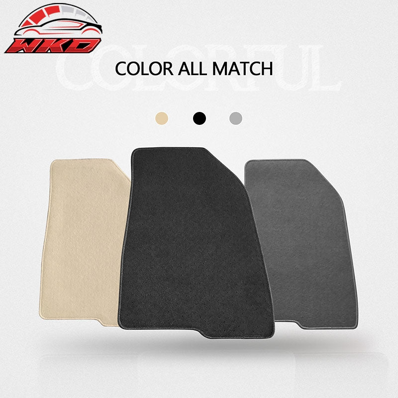 Fits 18-22 Honda Accord 4PCS Front Rear Auto Car Floor Mats Carpets Nylon Black