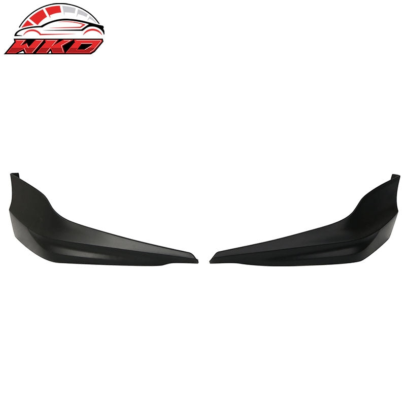 Fits 17 Honda Accord Hybrid HFP Style Front Bumper Lip Spoiler Splitter 2PC