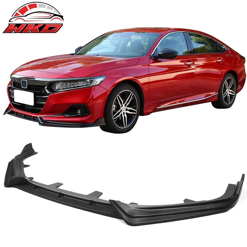 Wholesale 21-22 Honda Accord IKON V1 Style 3PCS Front Bumper Lip PP Matte Black