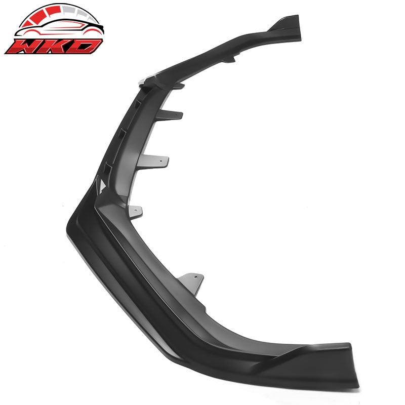 Fits 21-22 Honda Accord IKON V1 Style 3PCS Front Bumper Lip PP Matte Black