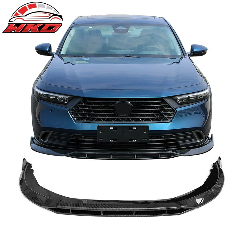 Wholesale 23-26 Honda Accord IKON V1 Style Carbon Fiber Print Front Bumper Lip PP 4PC