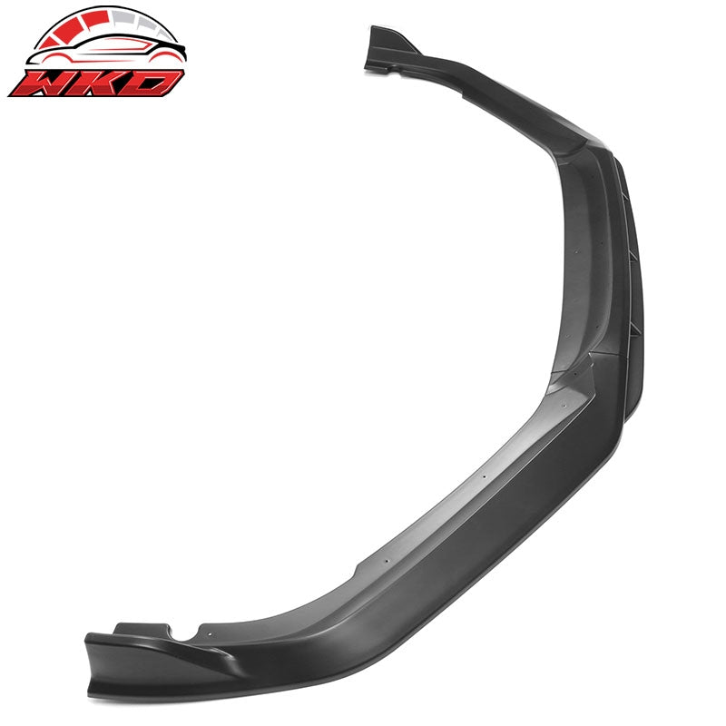 Fits 21-22 Honda Accord IKON V2 Style 4PCS Front Bumper Lip PP Matte Black