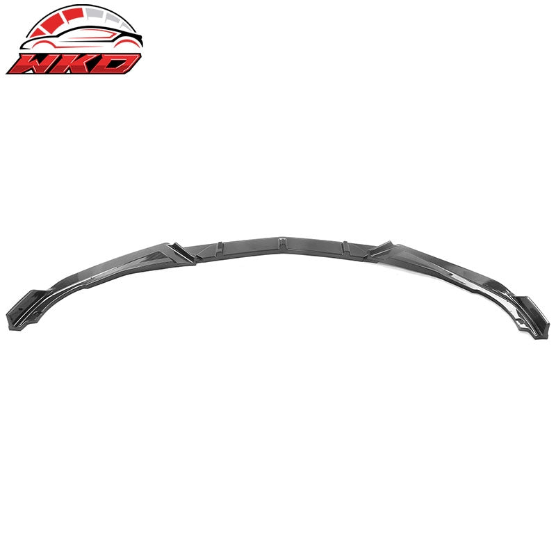 Fits 18-20 Honda Accord IKON V2 Style Carbon Fiber Print Front Bumper Lip PP 3PC