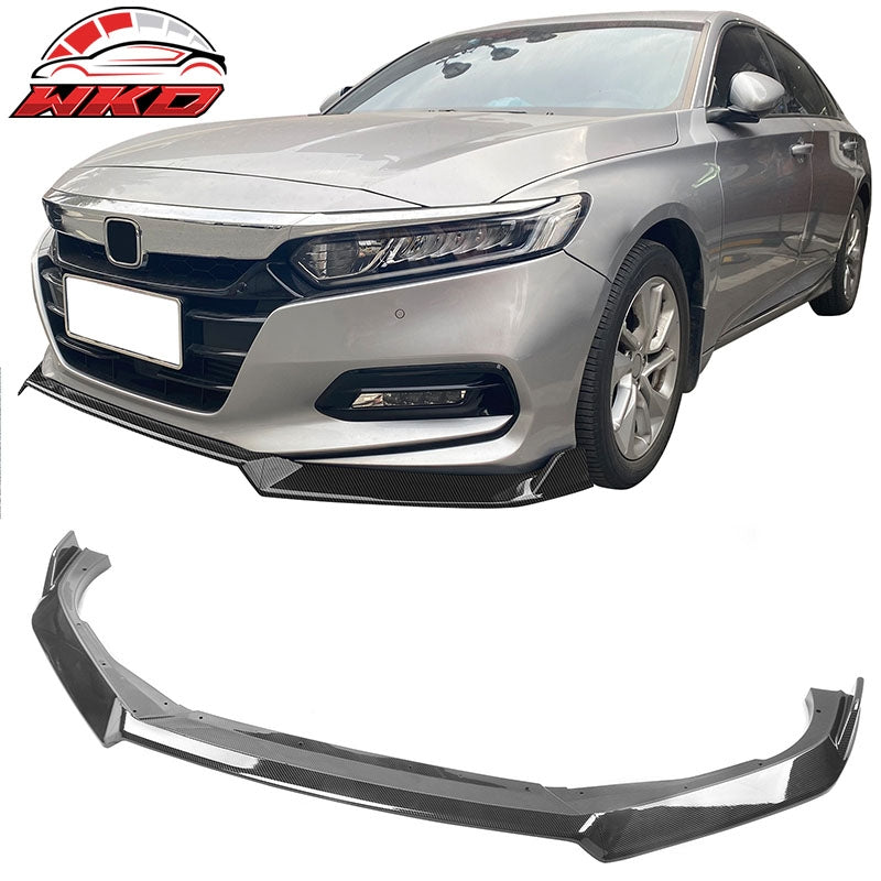 Wholesale 18-20 Honda Accord IKON V3 Style Carbon Fiber Print Front Bumper Lip PP 3PC