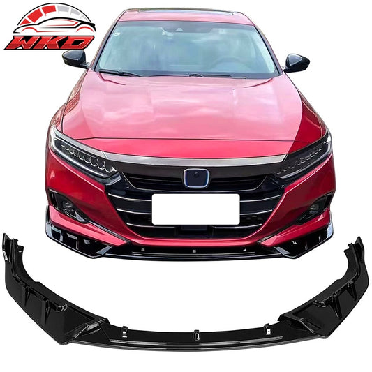Wholesale 21-22 Honda Accord IKON V3 Gloss Black PP Front Bumper Lip Spoiler 3PCS