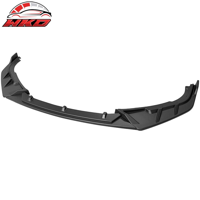 Fits 21-22 Honda Accord IKON V3 Style 3PCS Front Bumper Lip Kit PP Matte Black
