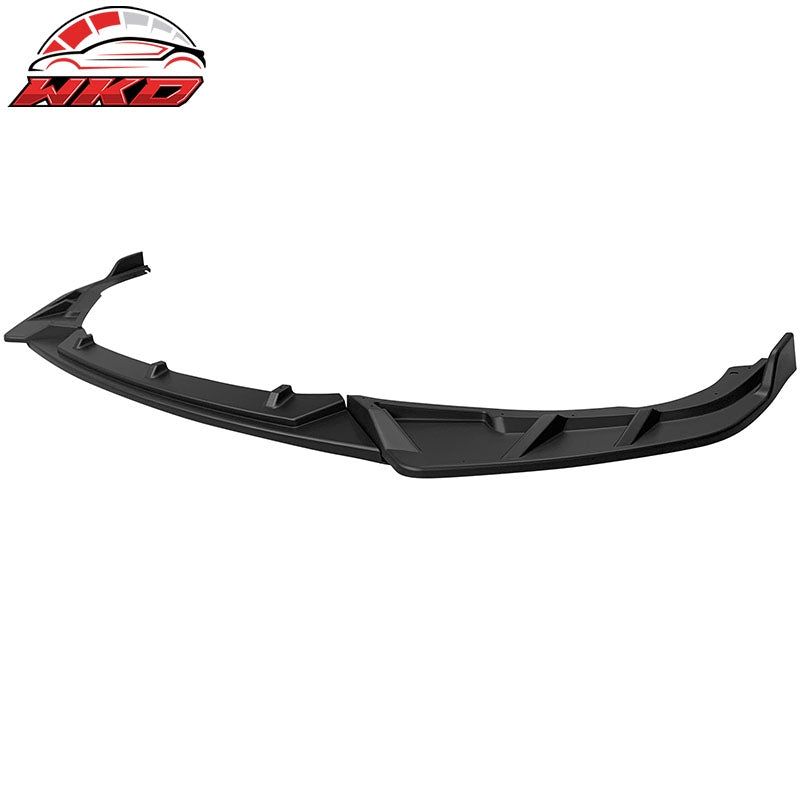 Fits 21-22 Honda Accord IKON V3 Style 3PCS Front Bumper Lip Kit PP Matte Black