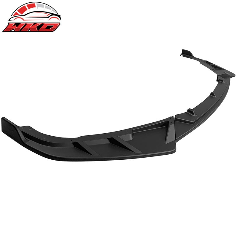 Fits 21-22 Honda Accord IKON V3 Style 3PCS Front Bumper Lip Kit PP Matte Black