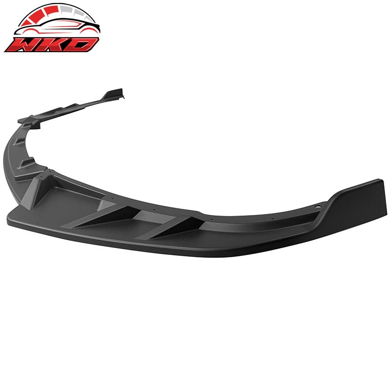 Fits 21-22 Honda Accord IKON V3 Style 3PCS Front Bumper Lip Kit PP Matte Black