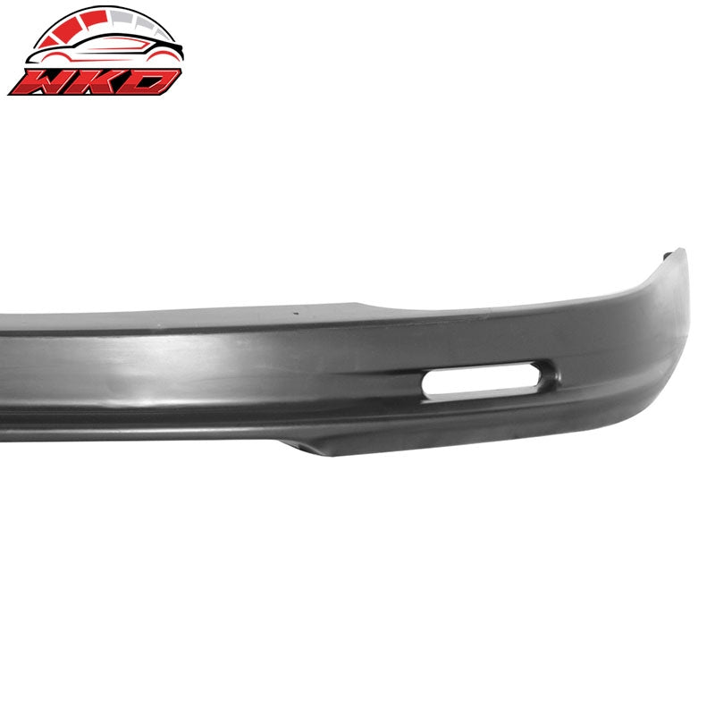 Fits 98-00 Honda Accord Mugen Coupe Front Bumper Lip Spoiler Unpainted Black PP