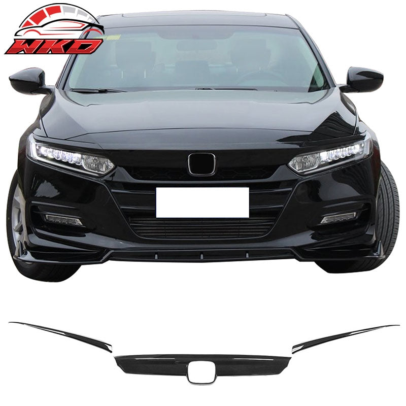 Wholesale For 18-20 Honda Accord OE Style Front Grille Cover Trim ABS Carbon Fiber Print