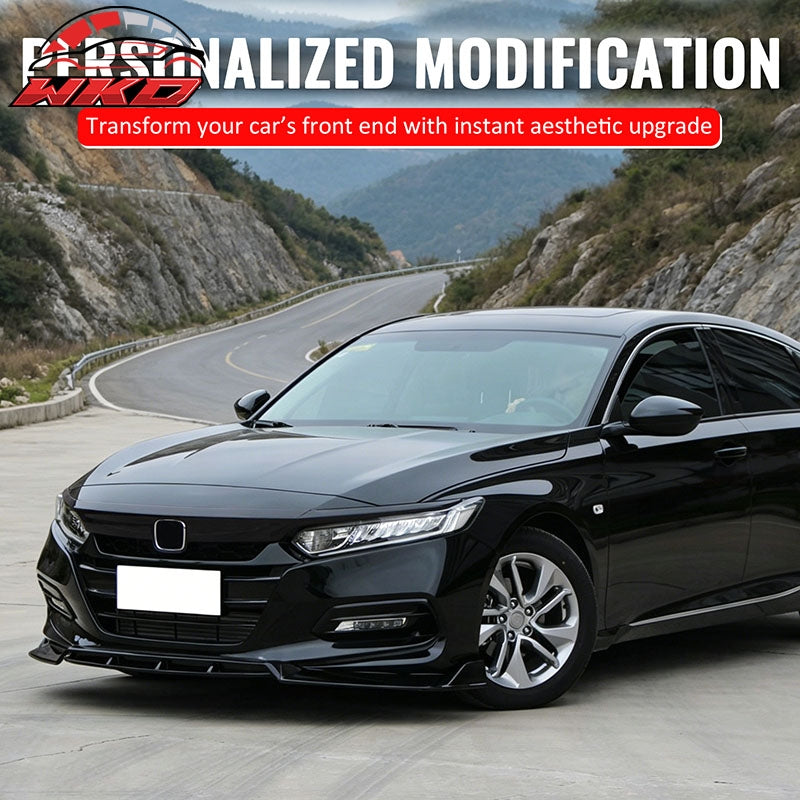 For 18-20 Honda Accord OE Style Front Grille Cover Trim ABS Carbon Fiber Print
