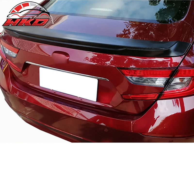Fits 18-22 Honda Accord OE Style Rear Trunk Lid Spoiler Wing Lip Unpainted ABS
