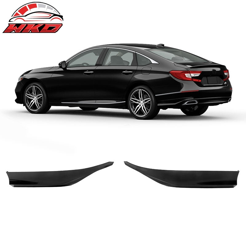 Wholesale 18-22 Honda Accord IKON V2 Style 2PCS Rear Bumper Lip Aprons PP Gloss Black