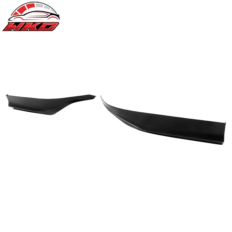 Fits 18-22 Honda Accord IKON V2 Style 2PCS Rear Bumper Lip Aprons Unpainted PP