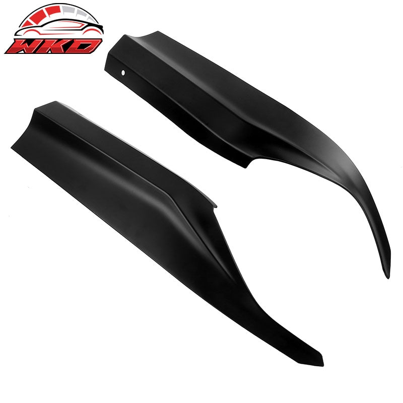 Fits 18-22 Honda Accord IKON V2 Style 2PCS Rear Bumper Lip Aprons Unpainted PP