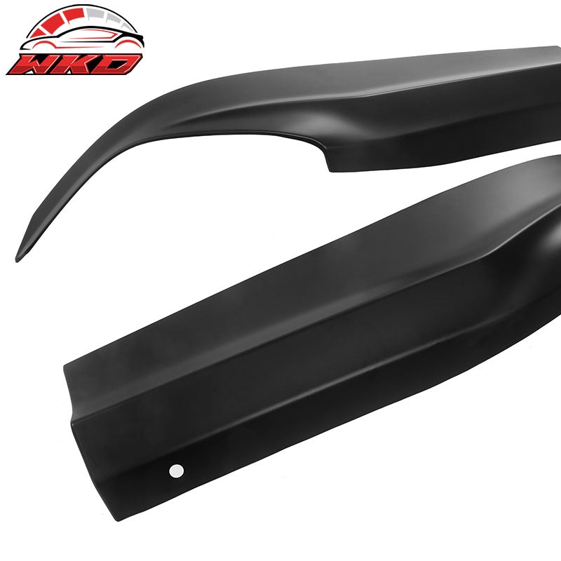 Fits 18-22 Honda Accord IKON V2 Style 2PCS Rear Bumper Lip Aprons Unpainted PP