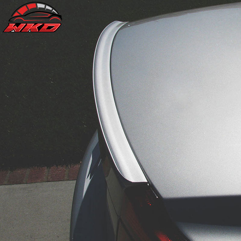 Fits 08-12 Honda Accord 8th Gen Unpainted Black PU Flexible Rear Roof Spoiler