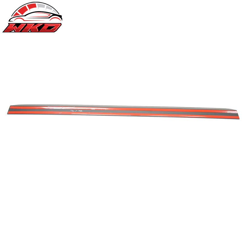 Fits 08-12 Honda Accord 8th Gen Unpainted Black PU Flexible Rear Roof Spoiler