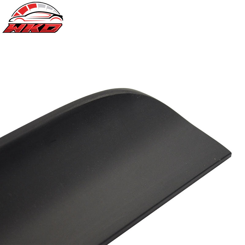 Fits 08-12 Honda Accord 8th Gen Unpainted Black PU Flexible Rear Roof Spoiler