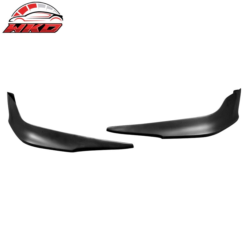 Fits 11-12 Honda Accord Sedan 4Dr OE Style Front Bumper Lip Splitters Kit PP 2PC