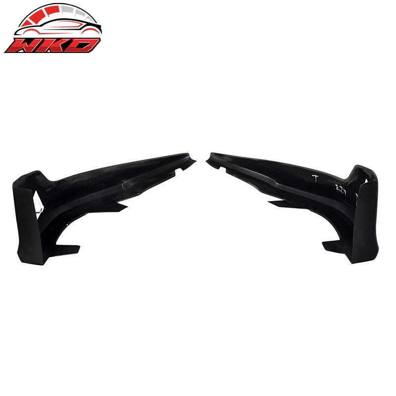 Fits 11-12 Honda Accord Sedan 4Dr OE Style Front Bumper Lip Splitters Kit PP 2PC