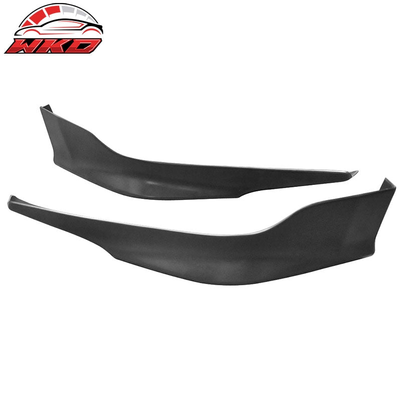Fits 11-12 Honda Accord Sedan 4Dr OE Style 2PCS Front Bumper Lip Splitters PU