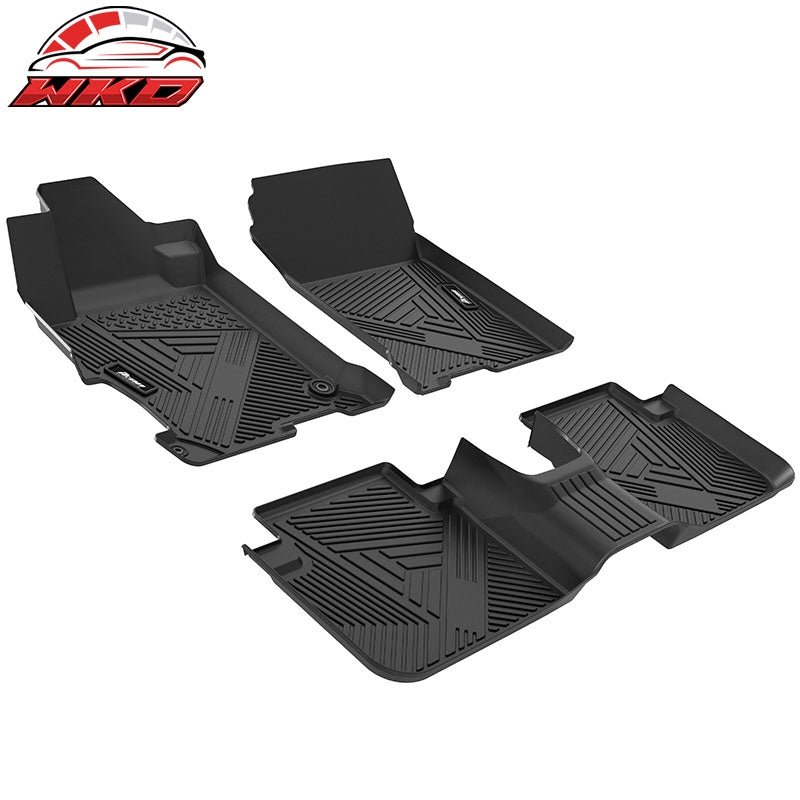 Fits 13-17 Honda Accord Sedan Anti-Slip Floor Mats All Weather TPE Carpets 3PCS