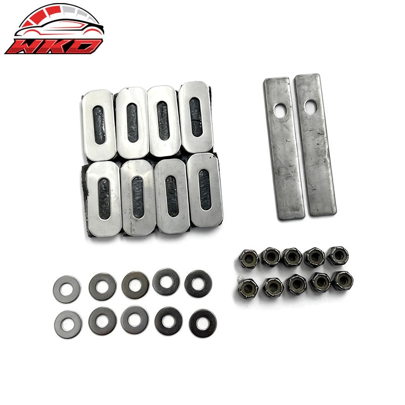 Fits 2011-2012 Honda Accord Sedan Billet Style Front Upper + Lower Grille Insert
