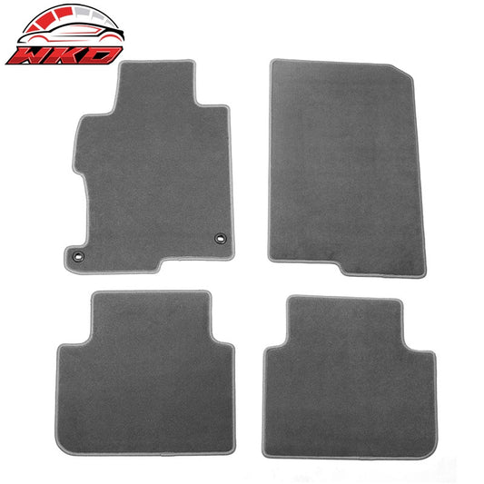 Wholesale 13-17 Honda Accord Sedan Floor Mats Liner Front Rear Nylon Grey Carpets 4PC