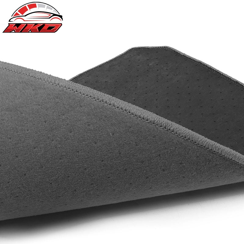 Fits 13-17 Honda Accord Sedan Floor Mats Liner Front Rear Nylon Grey Carpets 4PC