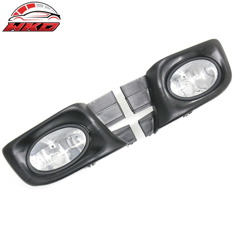 Fits 03-05 Honda Accord Sedan Front Bumper Fog Lights Clear Lens Lamps Assembly
