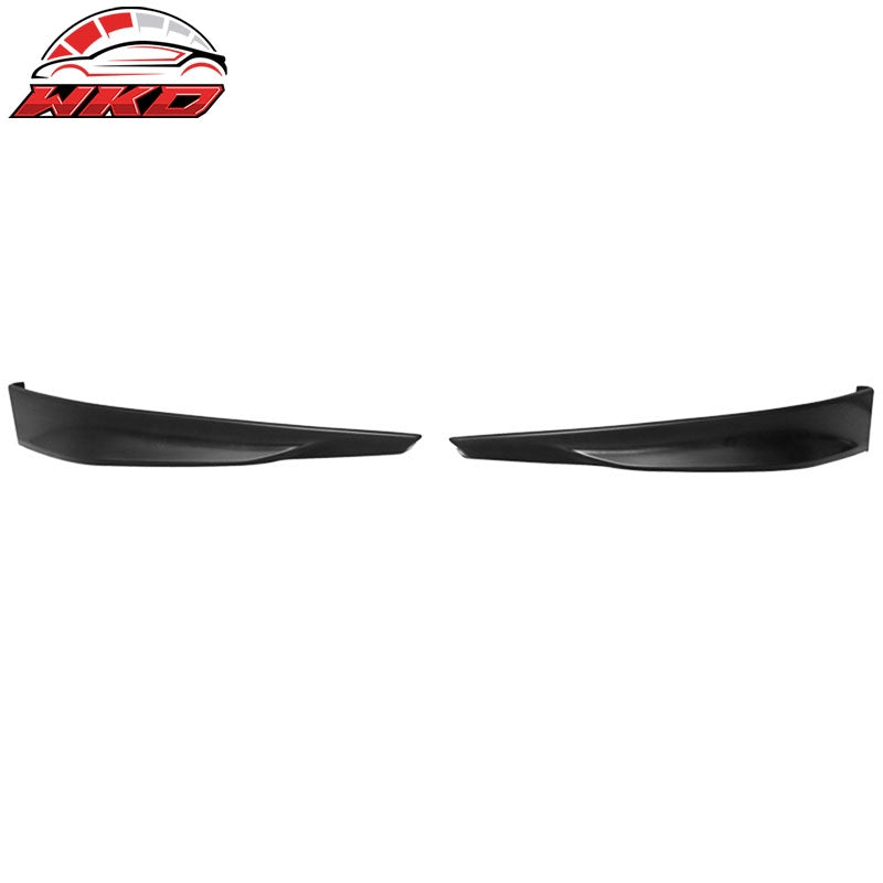 Fits 13-15 Honda Accord Sedan HFP Style Front Bumper Lip Splitter Side Apron PP