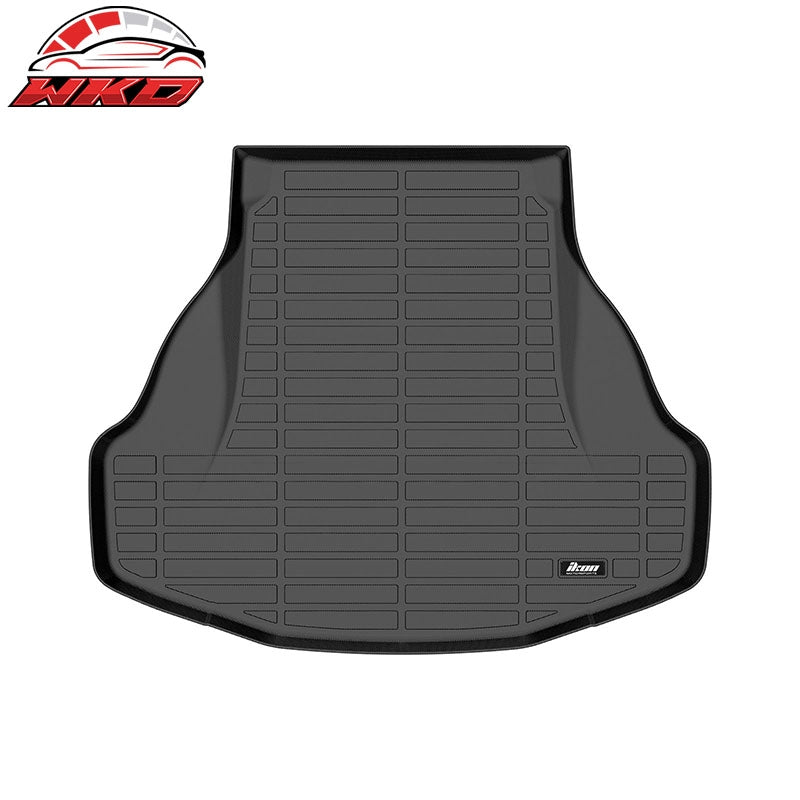 Fits 13-17 Honda Accord Sedan TPE All Weather Waterproof 3D Floor + Trunk Mats