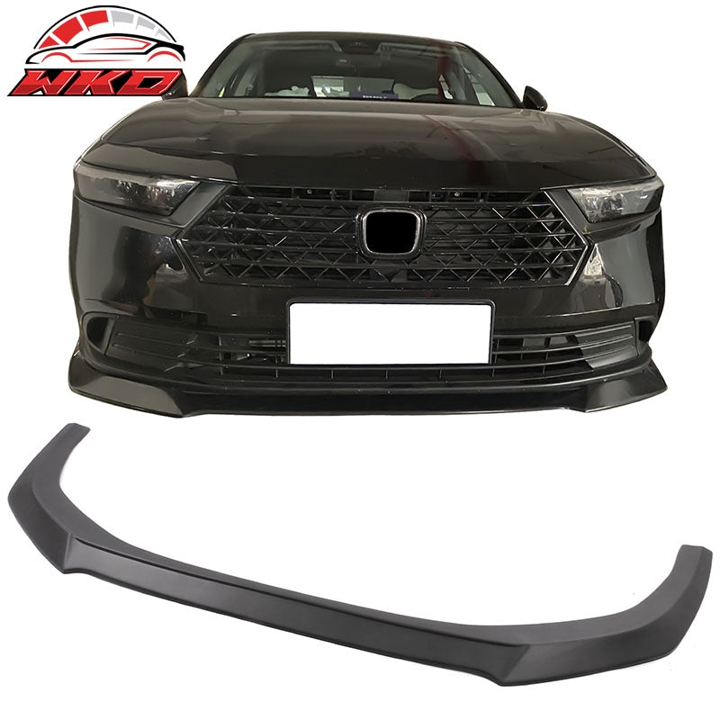 Wholesale 23-26 Honda Accord Sedan V3 Style Front Bumper Lip Spoiler Matte Black ABS